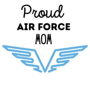 Proud Air Force Mom Car Decal Sticker
